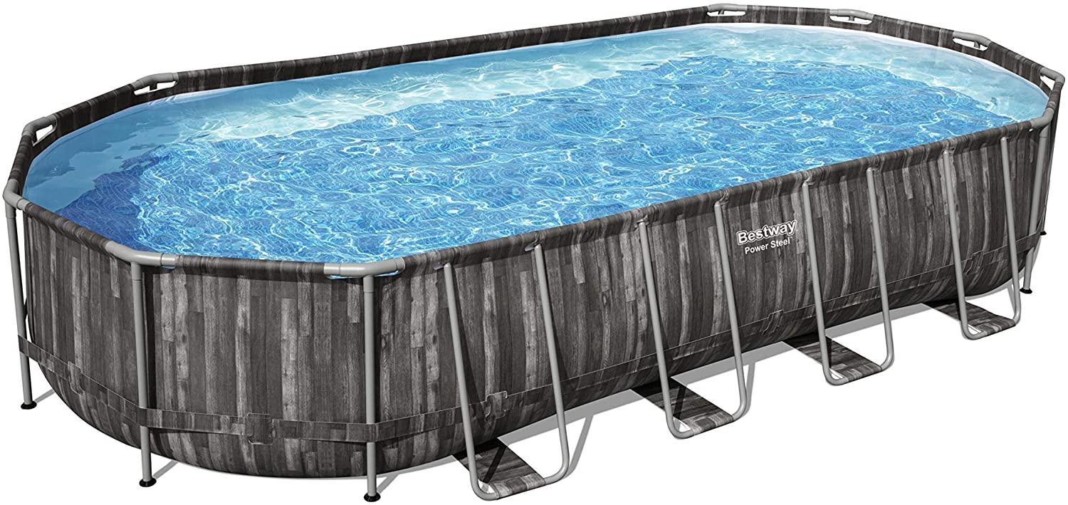 PISCINE OVALI STEEL SET 732X366X122 CM