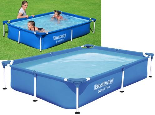 PISCINE RETTANGOLARI STEEL PRO 221 X 150 H.43   -536003