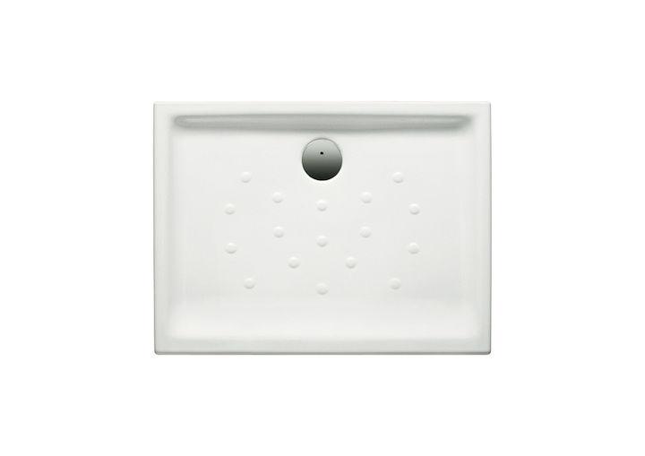 PIATTO DOCCIA CERAMICA QUADRATO ROMA H.5 cm. 80X80 BIANCO