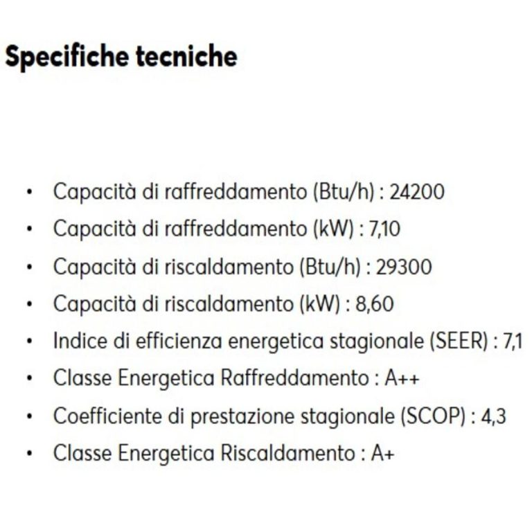 MULTI OUT 7,1 KW BTU/H