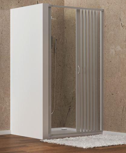 PORTA DOCCIA CHIUSURA LATERALE mod. CORFU L120 X 185h BIANCO